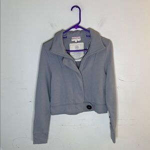 Indigenous Gray Women's Sweatshirt Material Jacket Size Small